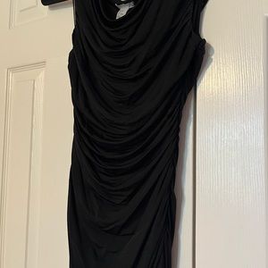 Black slinky dress